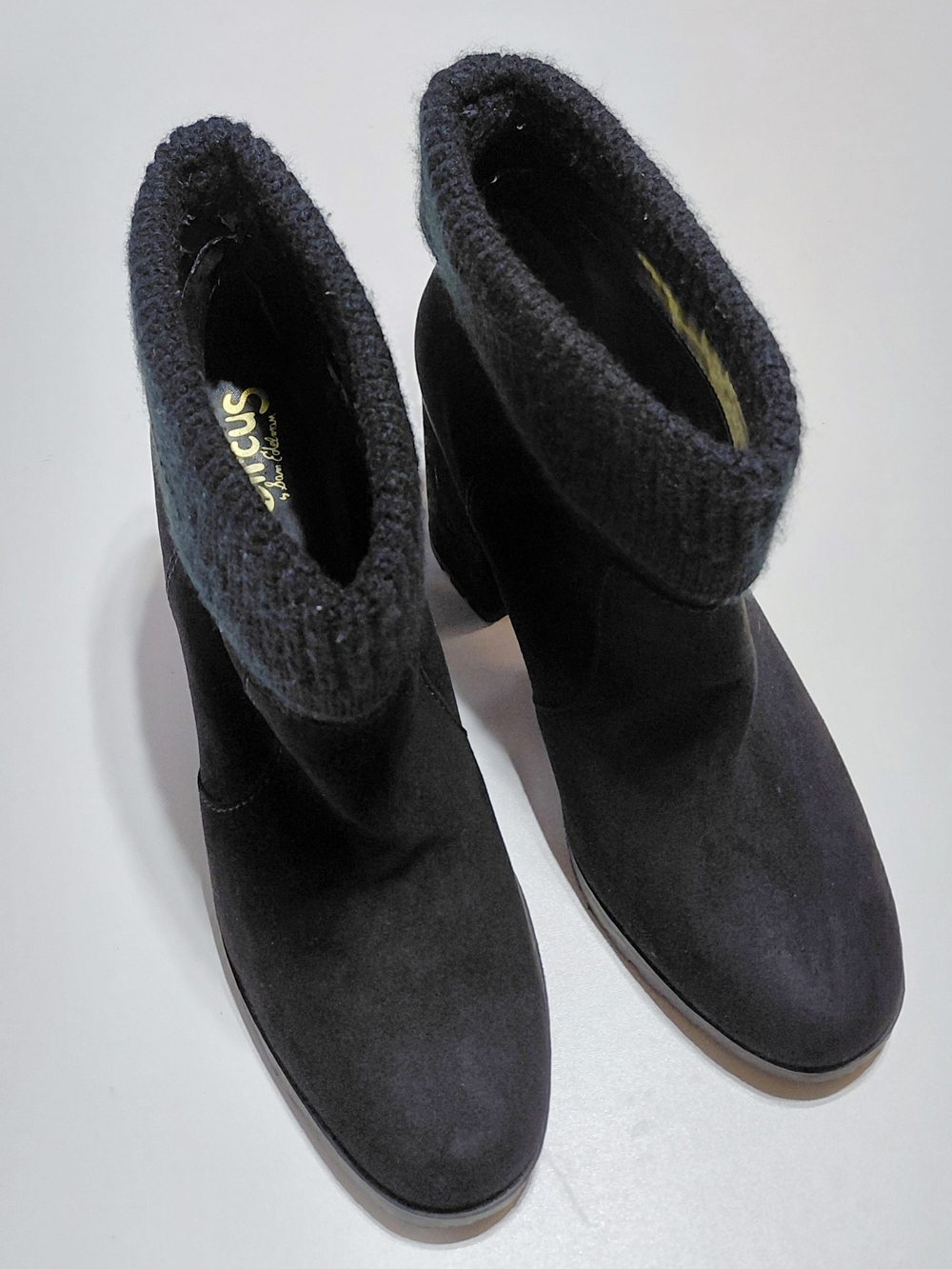 CIRCUS SAM EDELMAN  Women's Carter  Black Heeled Boot Size 12WW